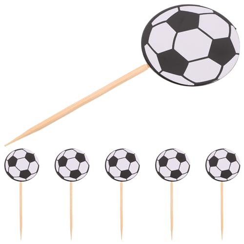 Toddmomy 60Stücke Fußball Kuchendekorations Topper für Geburtstagsfeiern Cupcake Spieße aus Sicherem Papiermaterial Kreative Deko für Fußball Mottopartys Toddmomy 60Stücke Fußball Kuchendekorations Topper für Geburtstagsfeiern Cupcake Spieße aus Sicherem Papiermaterial Kreative Deko für Fußball Mottopartys von Toddmomy