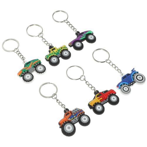Toddmomy 6Stücke Geländewagen Schlüsselanhänger Süße Autoschlüsselanhänger für Handtaschen Dekoration und Partygeschenke für Auto von Toddmomy