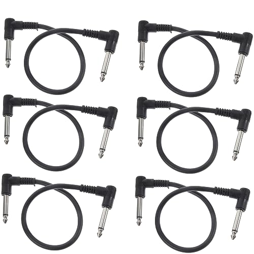 Toddmomy 6Stücke Gitarren Patchkabel Professionelles Audiokabel für Gitarre Bass und Effekte Langlebig und Robust für Musiker und Studios Toddmomy 6Stücke Gitarren Patchkabel Professionelles Audiokabel für Gitarre Bass und Effekte Langlebig und Robust für Musiker und Studios von Toddmomy