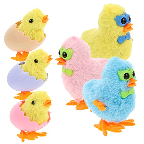 Toddmomy 6Stücke Hühner Aufziehspielzeug Lustige Laufspielzeuge für Kindergeburtstage Ostern und Partytüten Batteriefrei Farbenfrohes Design für Kleine Toddmomy 6Stücke Hühner Aufziehspielzeug Lustige Laufspielzeuge für Kindergeburtstage Ostern und Partytüten Batteriefrei Farbenfrohes Design für Kleine von Toddmomy