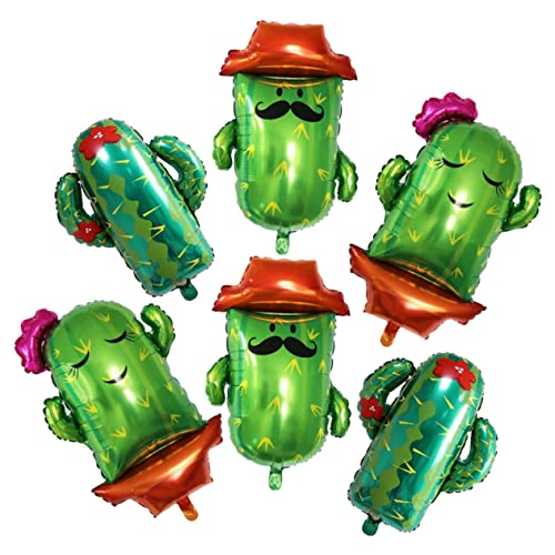 Toddmomy 6Stücke Kaktus Luftballons Folienballons für Mexikanische Partys Babyparty und Hochzeiten Langlebige Dekorationen für Fröhliche Anlässe Toddmomy 6Stücke Kaktus Luftballons Folienballons für Mexikanische Partys Babyparty und Hochzeiten Langlebige Dekorationen für Fröhliche Anlässe von Toddmomy