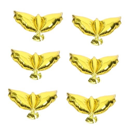 Toddmomy 6Stücke Taubenballons Aus Aluminiumfolie Für Geburtstagsfeiern Hochzeiten Und Besondere Anlässe Elegante Dekoration Im Tauben Design Für Romantische Atmosphären von Toddmomy