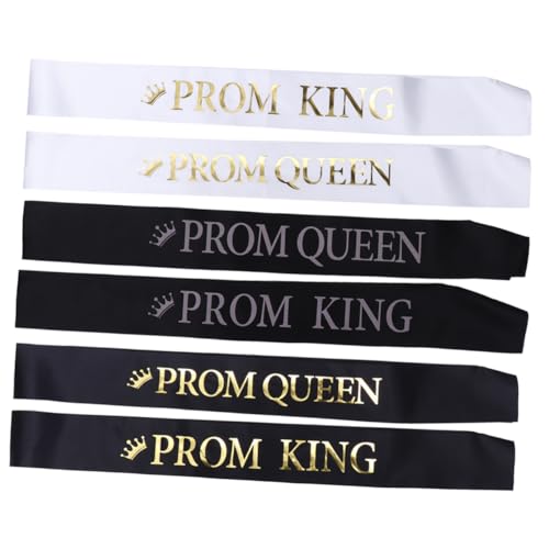 Toddmomy 6Stücke Teiliges Abschlussfeier Schultergurt für Prom King Queen für Partys Geburtstagsfeiern und Veranstaltungen Langlebiges Design Eleganter Toddmomy 6Stücke Teiliges Abschlussfeier Schultergurt für Prom King Queen für Partys Geburtstagsfeiern und Veranstaltungen Langlebiges Design Eleganter von Toddmomy
