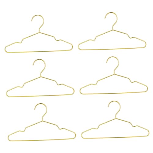 Toddmomy 6stücke Miniatur Kleiderbügel Für Puppen Goldene Draht-hänger Für Puppenbekleidung Für Puppenhaus Stilvoll Und Praktisch Organisiert Kleidung Und Dekoration von Toddmomy