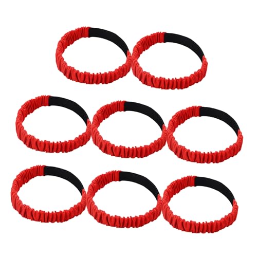 Toddmomy 8 Stück Zwei-personen-dreibeingurt Stativ -running -bands Beiniges Rennband Elastisches Laufband Kindersportspielzeug Dreibeinige Rennband Verlängerungskabel Aus Gummi Rot von Toddmomy