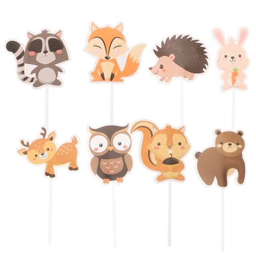 Toddmomy 8 Stücke Cupcake Topper Dschungel Kuchen Topper Dschungel Thema Cupcake Topper Kunststoff Toddmomy 8 Stücke Cupcake Topper Dschungel Kuchen Topper Dschungel Thema Cupcake Topper Kunststoff von Toddmomy