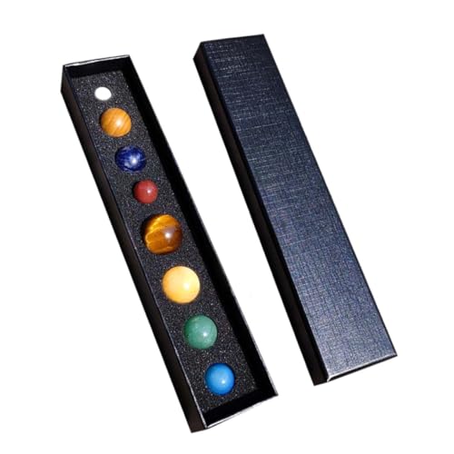Toddmomy 8stücke Mineralische Planetenornamente Runder Steindekor Dekorative Planetensteine Kollektive Planetenfigur Für Desktop Dekoration von Toddmomy