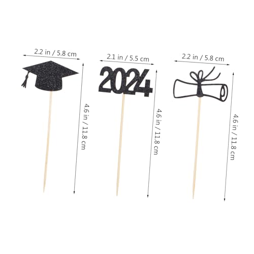 Toddmomy Abschluss Tortendeko Teiliges aus Lebensmittelechtem Papier und Holz Sichere Graduation Cake Topper mit Bachelorhut und Einfache Cupcake Dekoration für Abschlussfeiern Toddmomy Abschluss Tortendeko Teiliges aus Lebensmittelechtem Papier und Holz Sichere Graduation Cake Topper mit Bachelorhut und Einfache Cupcake Dekoration für Abschlussfeiern von Toddmomy