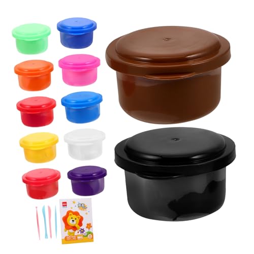 Toddmomy Air-dry Modelliermasse Farben Leicht Biegsam Nicht Klebend Mit Werkzeugen Für DIY Basteln Schulprojekte Jungen Mädchen Kreatives Tonset von Toddmomy