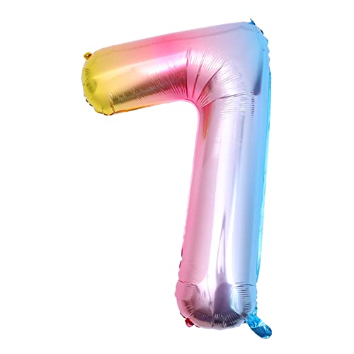 Toddmomy Aluminiumfolie Folienballon Zahlen Luftballon Gradient Farbverlauf Party Deko für Geburtstagsfeier Hochzeit Babyfest Festliche Atmosphäre Toddmomy Aluminiumfolie Folienballon Zahlen Luftballon Gradient Farbverlauf Party Deko für Geburtstagsfeier Hochzeit Babyfest Festliche Atmosphäre von Toddmomy