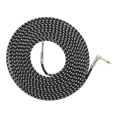 Toddmomy Audio-instrumentenkabel, Amp-kabel, Gerades Auf Rechtwinkliges Kabel Für E-gitarre, Bass, Schlagzeug, Pedale, Verstärker, Vorverstärker, Mischpulte, Lautsprecher, 6 M Toddmomy Audio-instrumentenkabel, Amp-kabel, Gerades Auf Rechtwinkliges Kabel Für E-gitarre, Bass, Schlagzeug, Pedale, Verstärker, Vorverstärker, Mischpulte, Lautsprecher, 6 M von Toddmomy