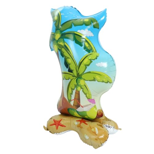 Toddmomy Aufblasbarer Großer Palmbaum Ballon aus Aluminiumfolie für Sommerpartys Küstendekoration Vielseitig Einsetzbar als Fotorequisite für Hawaii Feiern und Unvergessliche Erinnerungen von Toddmomy