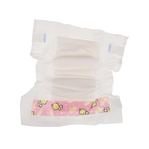 Toddmomy Babywindel Zubehör Cartoon-Windel Puppen Pflege Puppen Kleidung Rollenspiel Puppe, Babypuppen, Windeln Wiederverwendbare Puppenwindeln Windelspielzeug Ersatz Stoff von Toddmomy