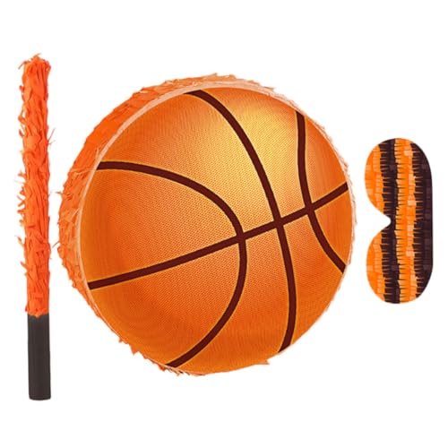 Toddmomy Basketball Pinata mit Bat Augenbinde und Konfetti Stabile Kartonkonstruktion Bunte Partydekoration für Kindergeburtstag Sport Schulveranstaltungen Interaktives Spiel für Jungen und Toddmomy Basketball Pinata mit Bat Augenbinde und Konfetti Stabile Kartonkonstruktion Bunte Partydekoration für Kindergeburtstag Sport Schulveranstaltungen Interaktives Spiel für Jungen und von Toddmomy