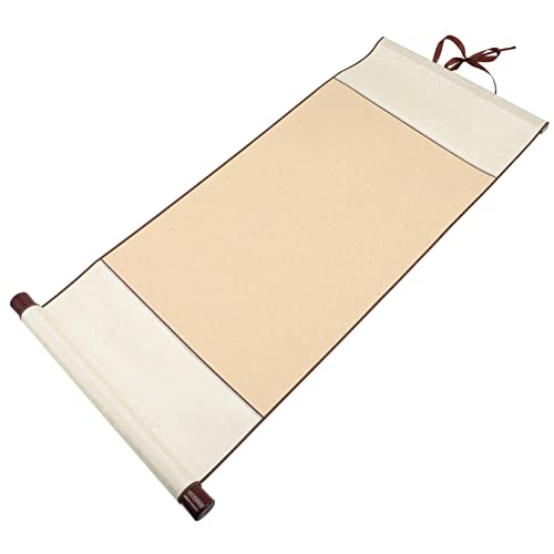 Toddmomy Blättert Leeres Scroll-Rollenpapier Leeres Kalligraphiepapier Reispapier Xuan-Rollen-Malpapier Multifunktions-Xuan-Papier Xuan-Papier-Zubehör Antikes Papier Japanisch von Toddmomy