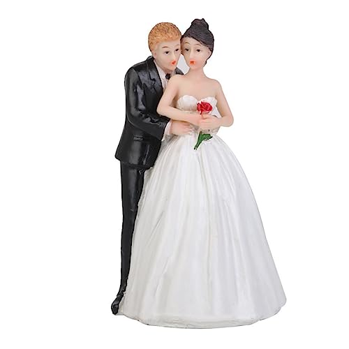 Toddmomy Brautpaar Tortenfigur für Hochzeit Romantischer Cake Topper für Hochzeitsfeiern aus Sicher und Langlebig zur Dekoration von Hochzeiten Toddmomy Brautpaar Tortenfigur für Hochzeit Romantischer Cake Topper für Hochzeitsfeiern aus Sicher und Langlebig zur Dekoration von Hochzeiten von Toddmomy