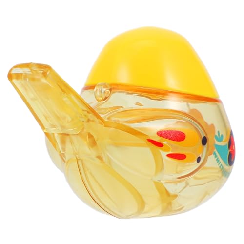 Toddmomy Cartoon-Vogelpfeife Party Wasser Vogelpfeifen-Requisiten farbige Pfeife Cartoon-Pfeifen-Requisiten vogelförmige Pfeifen kleines Musikinstrument Plastik Yellow von Toddmomy