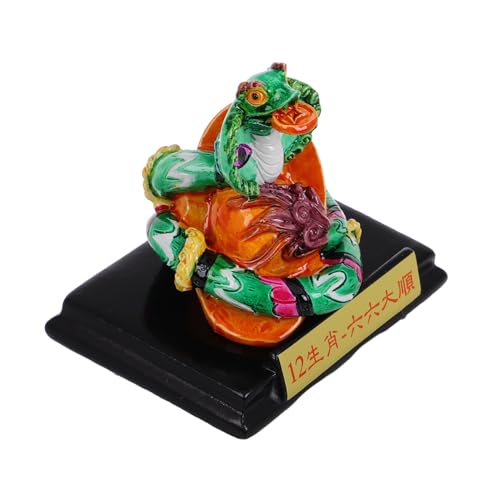 Toddmomy Chinesisches Neujahr Ornament Handbemalter Miniatur Resin Für Tischdekoration Im Jahr Für Familie Und Neujahrs Toddmomy Chinesisches Neujahr Ornament Handbemalter Miniatur Resin Für Tischdekoration Im Jahr Für Familie Und Neujahrs von Toddmomy