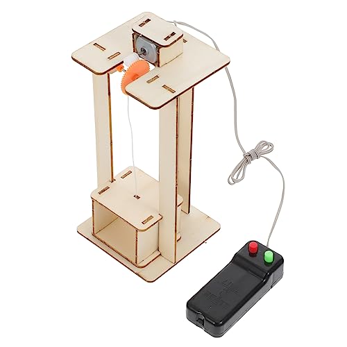 Toddmomy DIY Aufzug Spielzeug Technisches Modell Physische Bastelanleitung Lernspielzeug Für Junge Mädchen Jugendliche von Toddmomy