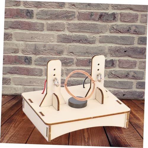 Toddmomy DIY Holzbausatz Elektromotor Lernspielzeug Bausatz für Elektrisches Experiment Fördert Problemlösung und Neugier Wissenschaftsspielzeug für Technikbegeisterte von Toddmomy