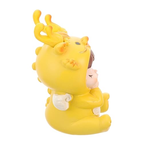 Toddmomy Dekofigur Drache aus Robustem Resin Liebevolles Design für Kuchen Tisch und Kinderzimmer Langlebige Miniatur zum Dekorieren und Verschenken Toddmomy Dekofigur Drache aus Robustem Resin Liebevolles Design für Kuchen Tisch und Kinderzimmer Langlebige Miniatur zum Dekorieren und Verschenken von Toddmomy