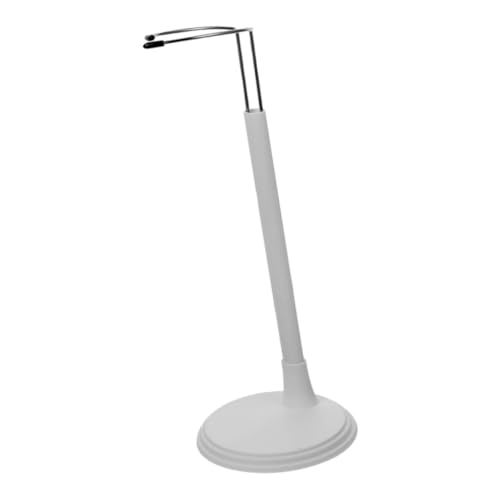 Toddmomy Doll Support Stand Weiß Puppenständer mit Stabilem Rundem Sockel für Kleine Figuren und Action Figuren Tragbarer Organizer zur Display und Aufbewahrung von Puppen und Modellen von Toddmomy