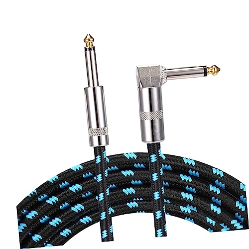Toddmomy Elektrisches Gitarren Audio Kabel Professionelles Verbindungskabel für Gitarre Bass und Keyboard Hochwertige Klangqualität Geräuschisolierung Langlebig und Flexibel von Toddmomy
