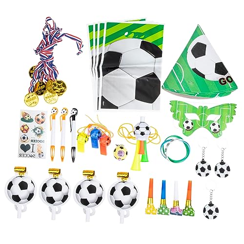 Toddmomy Fußball Mitgebsel Teiliges DIY Zubehör für Fußballfans Cheer Props und Wettkampf Dekoration für Sportevents und Festivals von Toddmomy