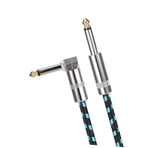 Toddmomy Gitarre Bass Audio Kabel Hochwertiges Verbindungskabel für Instrumente mit Geräuschloser Signalübertragung für Bühne und Studio von Toddmomy