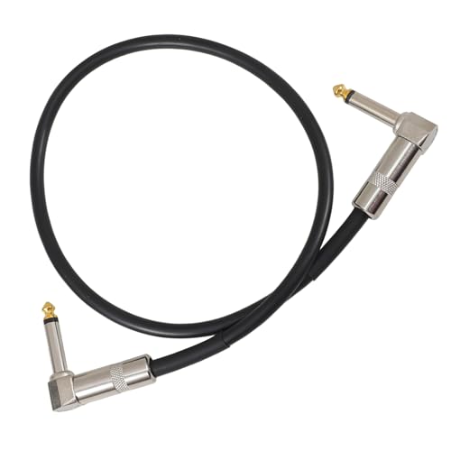 Toddmomy Gitarren Audiokabel Instrumentenkabel Für E Gitarre Kurze Gitarrenkabel Gitarrenverstärkerkabel Gitarren Instrumentenleitung Gitarrenzubehör E Gitarrenkabel Pvc Schwarzes von Toddmomy