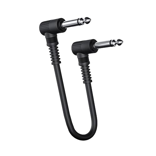 Toddmomy Gitarrenkabel Schwarzes Instrumentenkabel mit Schweren Metallverbindern Geschirmt für Effektpedale von Gitarre und Keyboard für Professionelle Toddmomy Gitarrenkabel Schwarzes Instrumentenkabel mit Schweren Metallverbindern Geschirmt für Effektpedale von Gitarre und Keyboard für Professionelle von Toddmomy