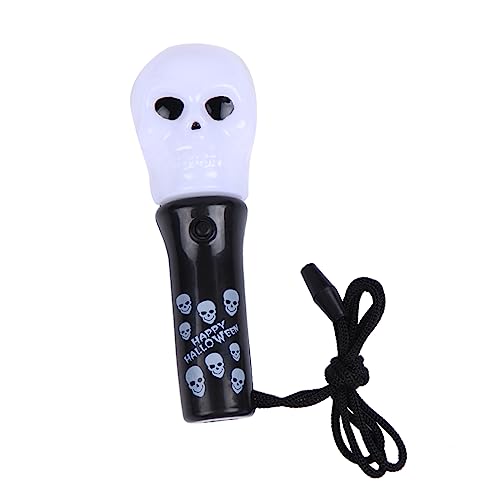 Toddmomy Halloween Knicklichter Knicklichter Blinkende Leuchtstäbe LED Blitzstab Festival Blitzstab LED Leuchtstab LED Stick Leuchtstab Für Halloween Festival Prop Weiß von Toddmomy
