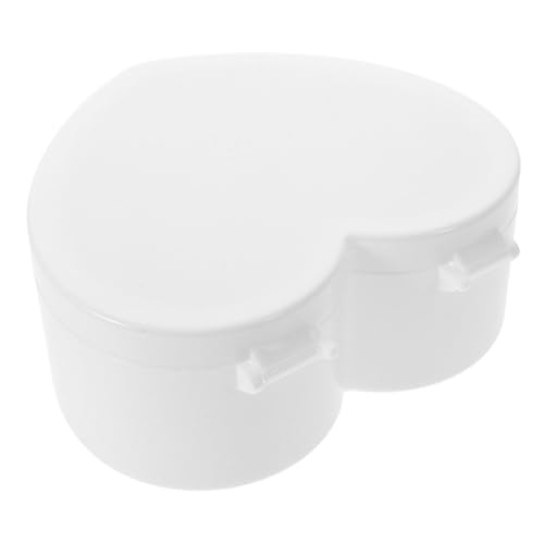 Toddmomy Herzförmige Schmuckschatulle für Weiße Schmuckaufbewahrung mit Integriertem Make Up Spiegel Reiseetui für Ohrringe Ringe und Armbänder Toddmomy Herzförmige Schmuckschatulle für Weiße Schmuckaufbewahrung mit Integriertem Make Up Spiegel Reiseetui für Ohrringe Ringe und Armbänder von Toddmomy