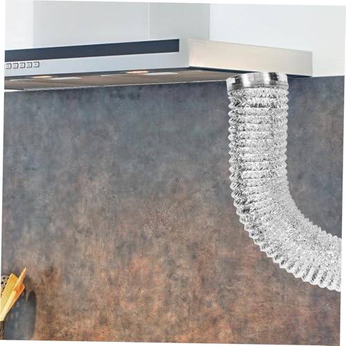 Toddmomy Hochtemperaturbeständiger Aluminiumfolien-abluftschlauch Durchmesser Flexibler Dicker Luftkanal für Lüftung Trockner Klimaanlage für Küche Bad Gewächshaus Pflanzenzelt von Toddmomy