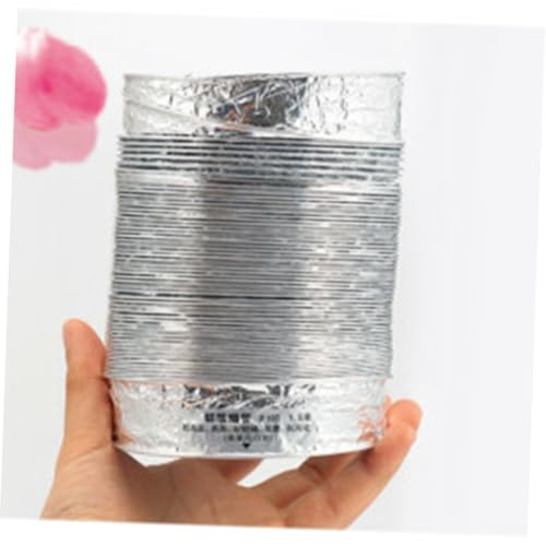 Toddmomy Hochtemperaturbeständiger Dicker Aluminiumflexschlauch Durchmesser Doppellagiger Flexibler Lüftungsschlauch für Abluftventilator Wäschetrockner Küchen Badezimmerbelüftung Hvac von Toddmomy