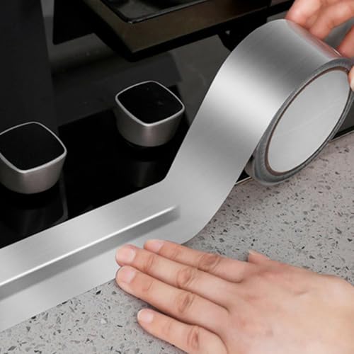 Toddmomy Hochtemperaturbeständiges Aluminium Klebeband Selbstklebendes Dickes Metallband mit Starker Haftung für Elektroreparaturen und Isolierung Vielseitig für Lüftung und Dämmung Toddmomy Hochtemperaturbeständiges Aluminium Klebeband Selbstklebendes Dickes Metallband mit Starker Haftung für Elektroreparaturen und Isolierung Vielseitig für Lüftung und Dämmung von Toddmomy