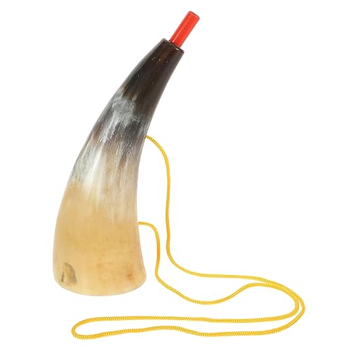 Toddmomy Horn Requisite für Halloween und Piratenpartys Robustes Ochsenhorn für Cosplay Zufällige Farben für Festivals und Karneval Toddmomy Horn Requisite für Halloween und Piratenpartys Robustes Ochsenhorn für Cosplay Zufällige Farben für Festivals und Karneval von Toddmomy