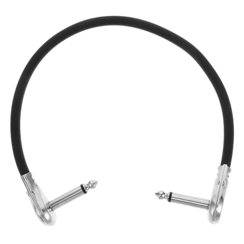 Toddmomy Kabel Für Elektrische Gitarre Bassgitarrenkabel Patchkabel E-gitarrenkabel Zum Verstärker Verstärkerkabel Pedalkabel E -gitarrenzubehör Kurze Gitarrenkabel Basskabel Black Messing von Toddmomy