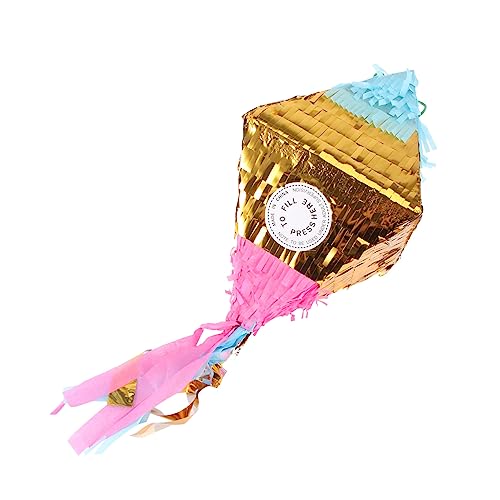 Toddmomy Kindergeburtstag Pinata Umweltfreundliches Kreative Diamantform Lustiges Schlagspiel für Jungen und Mädchen für Party und Festival von Toddmomy