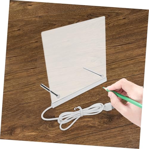 Toddmomy LED Leucht Zeichenbrett mit Ständer Transparentes Wiederbeschreibbares Schreib Malbrett für Bunten Markern Tragbares DIY Glow Drawing Board für Jungen Mädchen Toddmomy LED Leucht Zeichenbrett mit Ständer Transparentes Wiederbeschreibbares Schreib Malbrett für Bunten Markern Tragbares DIY Glow Drawing Board für Jungen Mädchen von Toddmomy