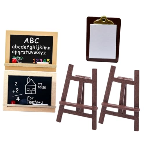 Toddmomy Mini Puppenhaus Zeichenbrett Miniatur Staffelei Kit mit Schreibtafel Künstlerische Dekoration für Puppenhaus Landschaft DIY Malzubehör für Detailliertes Holzmodell Zubehör Toddmomy Mini Puppenhaus Zeichenbrett Miniatur Staffelei Kit mit Schreibtafel Künstlerische Dekoration für Puppenhaus Landschaft DIY Malzubehör für Detailliertes Holzmodell Zubehör von Toddmomy