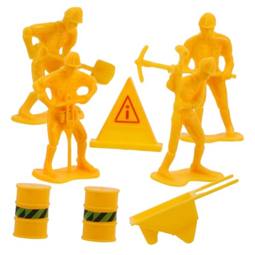 Toddmomy Miniatur Bauarbeiter Figuren Set Realistische Kuchendekoration für Baustellen Themenpartys Teiliges Set für Geburtstagskuchen Einfache Anwendung und Lebendige Details Toddmomy Miniatur Bauarbeiter Figuren Set Realistische Kuchendekoration für Baustellen Themenpartys Teiliges Set für Geburtstagskuchen Einfache Anwendung und Lebendige Details von Toddmomy