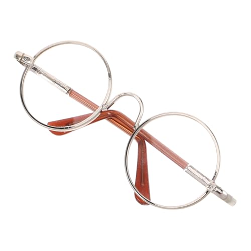 Toddmomy Miniaturisierte Brille Für Puppen Runde DIY Accessoires Für Puppenmode Stylische Bastelbrille Für Puppenhaus Dekoration Und Kreative Verkleidung von Toddmomy