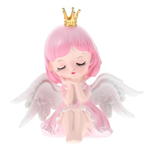Toddmomy Niedliche Engel Kuchen Deko Mini Harz Figur Tortendeko Mädchen Geburtstagsfeier Tortenaufsatz Desktop Dekoration für Festliche Anlässe Toddmomy Niedliche Engel Kuchen Deko Mini Harz Figur Tortendeko Mädchen Geburtstagsfeier Tortenaufsatz Desktop Dekoration für Festliche Anlässe von Toddmomy