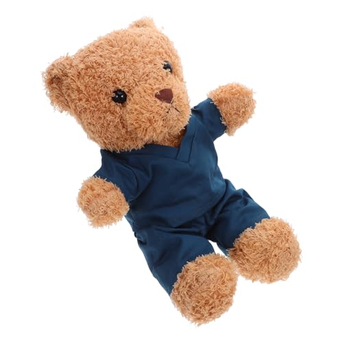 Toddmomy Niedlicher Pflegebär Kuscheltier mit Weichem Plüschstoff Dekoratives für Pflegeabsolventen Kompakter Tragbarer Bär in Pflegeuniform für Medizinische Fachkräfte und Freunde von Toddmomy