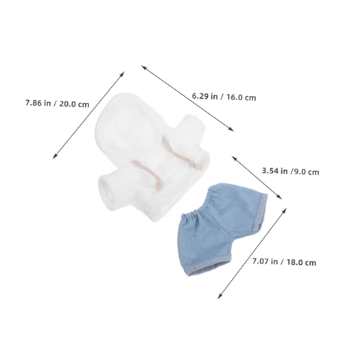 Toddmomy Plüschpuppen Kleidung Set Hoodie Und Hose Outfit Für Puppen Weiche Und Gemütliche Bekleidungsaccessoires Für Kreatives Spiel Und Fantasievolle Veränderung Toddmomy Plüschpuppen Kleidung Set Hoodie Und Hose Outfit Für Puppen Weiche Und Gemütliche Bekleidungsaccessoires Für Kreatives Spiel Und Fantasievolle Veränderung von Toddmomy