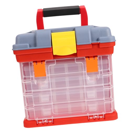 Toddmomy Portable Werkzeugaufbewahrungsbox mit Abnehmbaren Fächern Stufige Transparente Sortierbox für Kleinteile für Aufbewahrung und Organisation von Zubehör und Kleinen Werkzeugen Toddmomy Portable Werkzeugaufbewahrungsbox mit Abnehmbaren Fächern Stufige Transparente Sortierbox für Kleinteile für Aufbewahrung und Organisation von Zubehör und Kleinen Werkzeugen von Toddmomy