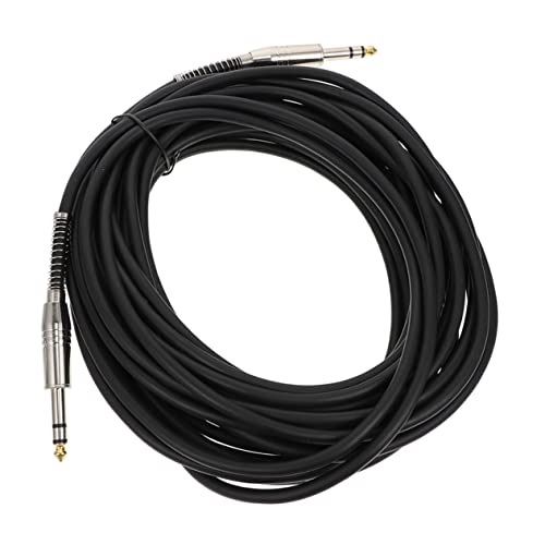 Toddmomy Professionelles Gitarrenkabel für Mikrofone und Elektrische Gitarren Schwarz mit Exzellenter Signalqualität und Hoher Zuverlässigkeit von Toddmomy