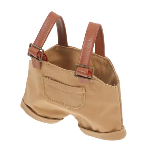 Toddmomy Puppenoverall Kuscheltier Kleidung Kleidung Wechselbare Puppenmode Kreative Puppenkleidung Puppen Bekleidung Wechselbare Outfits Mode für Puppen Puppenkleider Stoff Khaki von Toddmomy