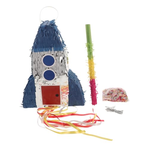 Toddmomy Raketen Piñata Für Kindergeburtstag Kreative Partydekoration Für Weltraum Themenfeiern Interaktive Spielaktivität Für Jungen Und Farbenfrohes Design Für Unvergesslichen von Toddmomy
